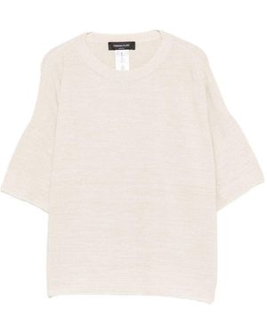 Fabiana Filippi Cotton Blend T-Shirt - White