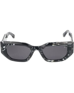 Philipp Plein Occhiali Da Sole Spp066 M 0 Z21 Nero Marmorizzato /21/135 - Grigio