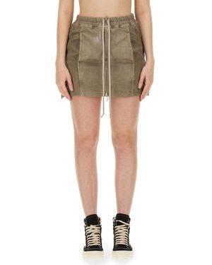 Rick Owens Mini Lido Skirt - Green