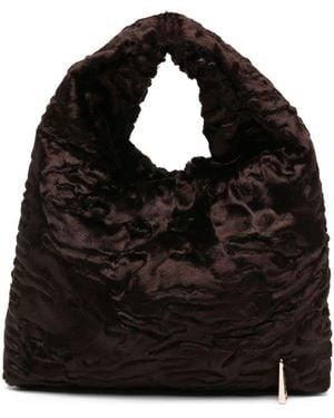 La Milanesa Lisa Small Shoulder Bag - Black