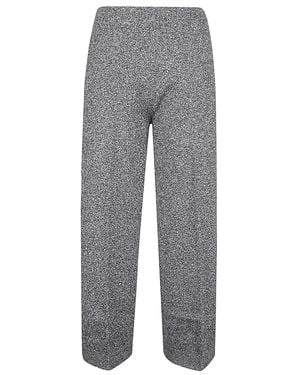 Circus Hotel Viscose Wide Leg Trousers - Grey