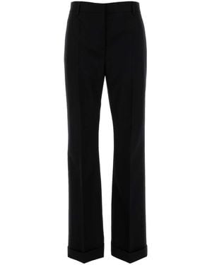 Prada Gabardine Pant Wool - Black