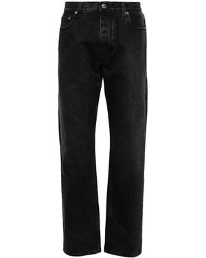 Off-White c/o Virgil Abloh Off- Tapered Denim Jeans - Black