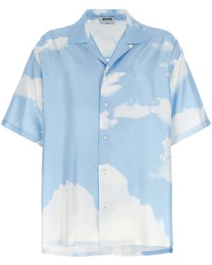 Moschino Seidenhemd - Blau
