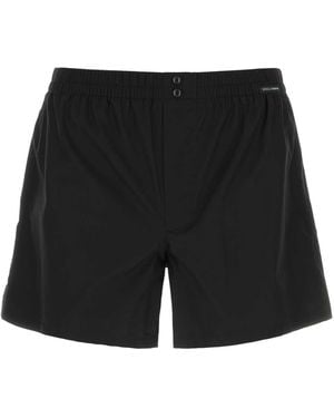 Dolce & Gabbana Poplin Boxer - Black