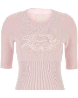 Givenchy Pastel Cotton Blend Jumper - Pink