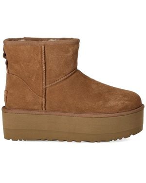 UGG Classic Mini Platform Chestnut Boot - Brown
