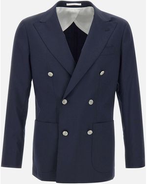 Barba Napoli Slim Fit Blazer - Blu