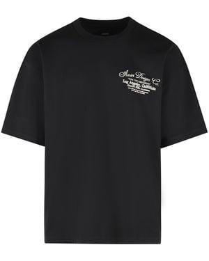 Amiri 'Dreamers Chain' Cotton T Shirt - Black