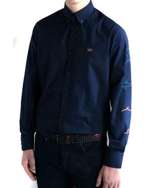 Paul & Shark Paul Shark Hemden Blau