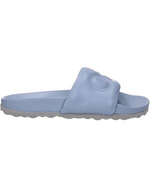 Off-White c/o Virgil Abloh Slippers And Hooves Heavenly Leather - Blue