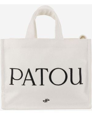 Patou Baumwolltasche - Weiß
