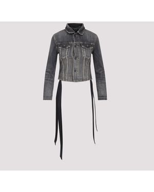 Balenciaga Lace Up Jacket - Black