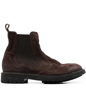 Moma Bootie Dunkelbraun