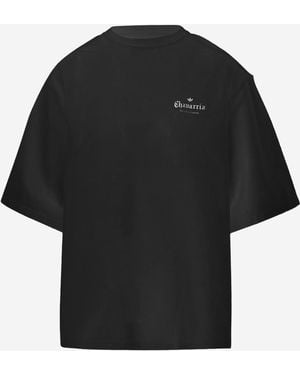 ADIDAS X WILLY CHAVARRIA Willy Chavarria X Adidas Cotton T Shirt With Logo - Black