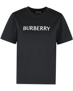 Burberry 'Frankie' Cotton T-Shirt - Black