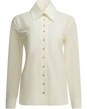 KHAITE "Ivy" Formal Shirt - White