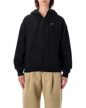 Nike Studio Fleece Zip Hoodie - Blue
