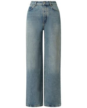 Loewe Jeans de mezclilla de cintura alta de - Azul