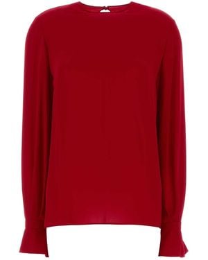Valentino Garavani Georgette Blouse - Red