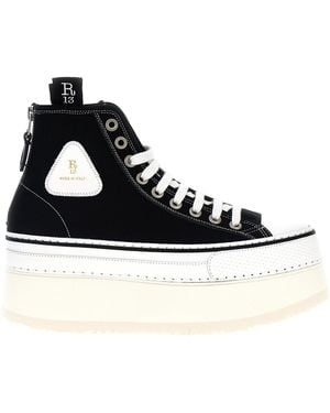 R13 'Courtney' Sneaker - Schwarz