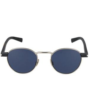 Saint Laurent Round Sonnenbrille SL 707 004 - Blau