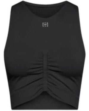Wolford Ruched-Detailing Performance Top - Black