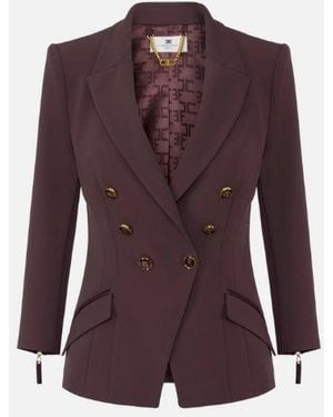 Elisabetta Franchi Jackets - Purple