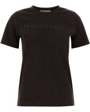 MICHAEL Michael Kors 100% Cotton T-Shirt - Black