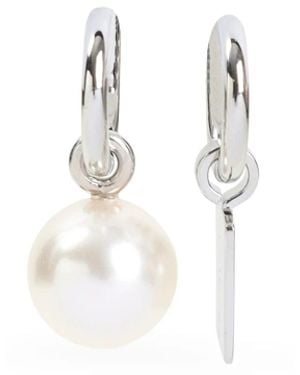 Balenciaga Pendientes Malibú Perlas - Blanco