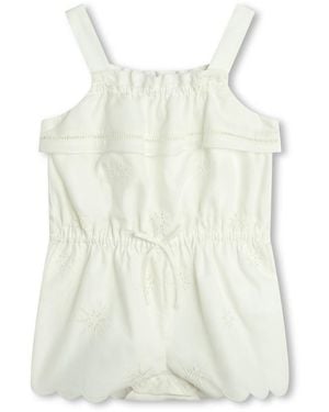 Chloé Jumpsuit Short - White