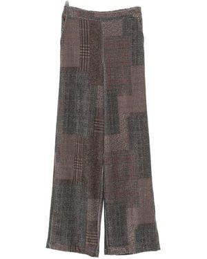 Bye Patchwork Trousers - Grey