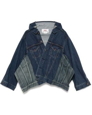 Junya Watanabe Chaqueta vaquera a paneles de x Levi's - Azul