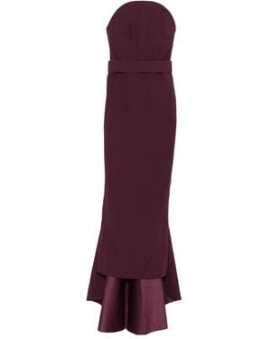 Solace London Citra Long Dress - Purple