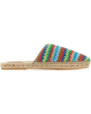 Alanui Crochet Over The Espadrilles - Green