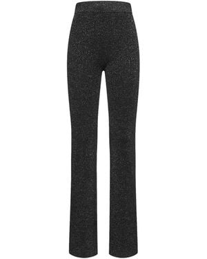 Gcds Hose aus Viskose und Lurex - Schwarz