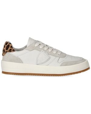 Philippe Model Nice Low Animalier Trainer - White