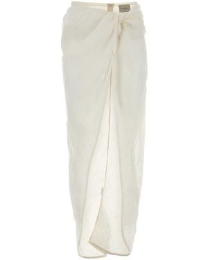 LeKasha Pareo Skirt - White