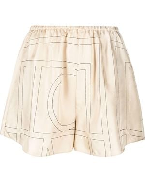 TOTEME Zijden Pyjamabroek - Naturel