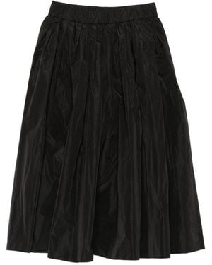 Susanne Bommer Taffetas Long Skirt - Black