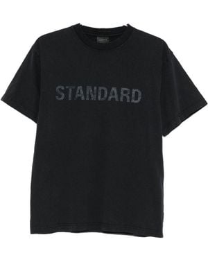 Balenciaga Standard T-Shirt Normale Passform - Schwarz