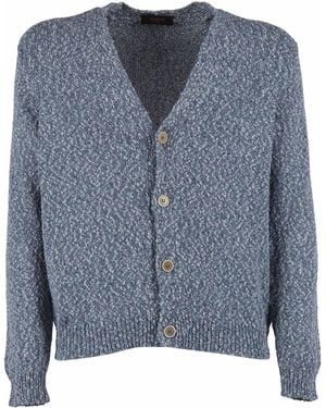 SLOWEAR ZANONE Cardigan Ml Is The Name Of The - Blue