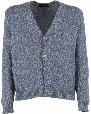 SLOWEAR ZANONE Cardigan Ml Is The Name Of The - Azul