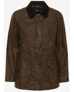 Barbour Beadnell Wax Jas - Bruin