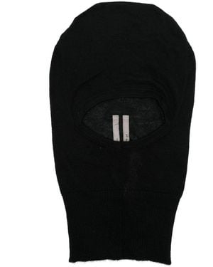 Rick Owens Balaklava Mit Totenkopf - Schwarz