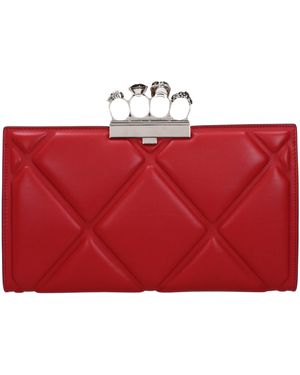 McQueen 'S Pochette - Rosso