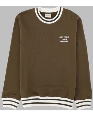 Drole de Monsieur Felpa "Slogan" - Green