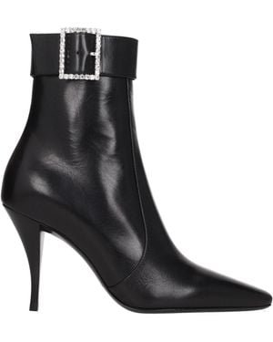 Saint Laurent Stivaletti Donna Pelle Nero - Black