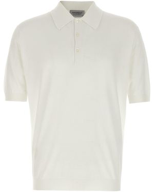 John Smedley 'Isis' Polo -Shirt - Weiß