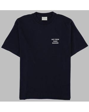 Drole de Monsieur Cotton T Shirt - Blue